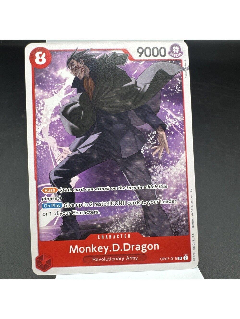 Bandai One Piece Monkey.D.Dragon OP07-015 Character 9000 Power Special Rush